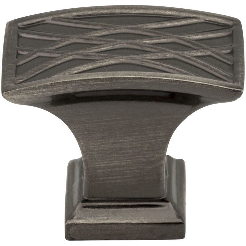 Jeffrey Alexander 535L-BNBDL Aberdeen 1-1/2" L Lined Cabinet Knob in