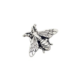 COLORFUL BLING Bees brooch small bee vintage cute animal brooch pins for men women - Silver