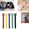 Roczential 100 reusable zip ties | 5 colors of heavy-duty