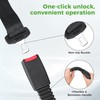 10L0L Universal 2/3-point Golf Cart Seat Belts, 42" Retractable Belts