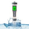 TDS Meter,4 in 1 Water Tester TDS/Salt/Temp/EC Meter,High Accuracy TDS