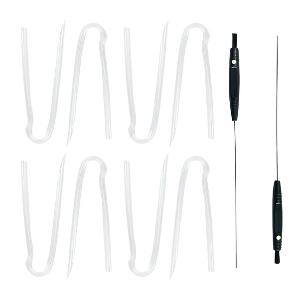 Neyared 10PCS Hearing Aid Tubes NHS with Cleaning Brush, Transmitting