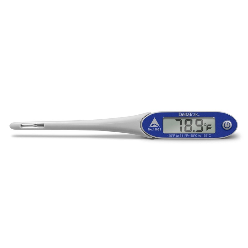 DeltaTrak 11063 FlashCheck Jumbo Display Auto-Cal Needle Probe Thermometer