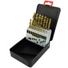 NORTOOLS Drill Bit Set HSS Round Shank TiN Coated Drill