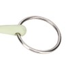 Fabater Ring Snaffle, Stainless Steel Rubber Roller Mouth Snaffle, Apple