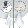 Oilcloth Tablecloth Washable Wax Tablecloth Plastic Tablecloths Smooth Oval 140