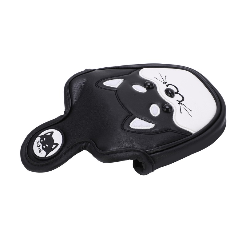 PU Leather Golf Putter Head Covers with Magnetic Closure Waterproof