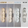 Luxury Chrome Crystal Wall Sconces, Modern Indoor Dimmable Wall Light