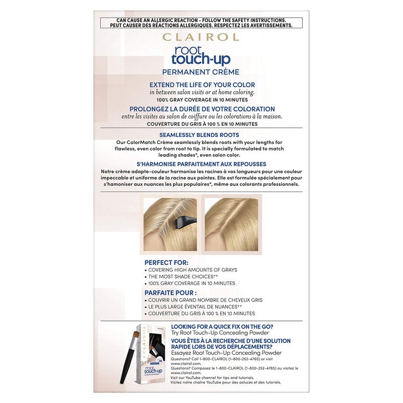 Clairol Root Touch-Up by Nice'n Easy Permanent Hair Dye, 10
