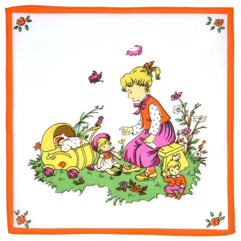 '"Ducky Children's Handkerchiefs – approx. 30 cm, 6 Pieces