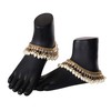 Boutique De Luxe, Bollywood-Inspired Kundan Payal Jhanjar Women's Anklet Ela