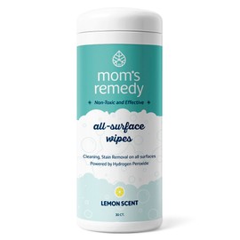 MOMREMEDY Hydrogen Peroxide Cleaning Wipes | All Purpose Cleaner and Stain Remover | Multipurpose for Home, Kitchen, Bathroom, All Surfaces | Non-Toxic