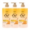 Shower Mate 샤워메이트 바디워시 허니오트 2종 1L 3개 (머스크/애프리콧) [애프리콧] Shower Mate Body Wash Honey Oat 2 Types 1L 3 Pieces (Musk/Apricot) [Apricot]