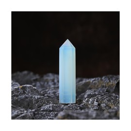 Yuelulala Opal Crystal Opal Crystal Point Opal Gemstone Opal Tower Gemstone Opal Stone Opal Crystals and Gemstones Healing Crystals Point Balancing Protection Crystal (A120-1)