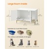 Feandrea Litter Box Enclosure, Modern Cat Litter Box Furniture Hidden,