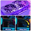 Teaaha Graphics Card Support Height Adjustable Graphics Card Holder Black
