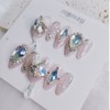[Premium Nails] Handmade Dangle Stone Handmade Nail Tips - Skeletor