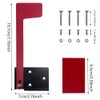 Professional Mailbox Flag Replacement Flag Durable Galvanized Steel Kit Easy