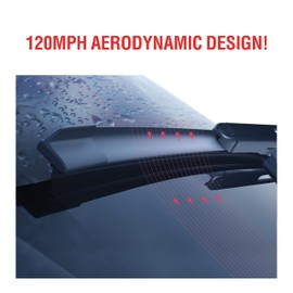 Beam Wiper Bldes 26“+22” (Pinch Tab) Windshield Wiper Blades for Ford Explorer 2011 2012 2013 2014 2015 2016 2017 2018 2019,OEM QUALITY Premium All-Season Wiper Blades for My Car（Top Lock Set of 2）