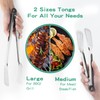 Lebabo Metal Tongs for Cooking, Set of 2 Stainless Steel