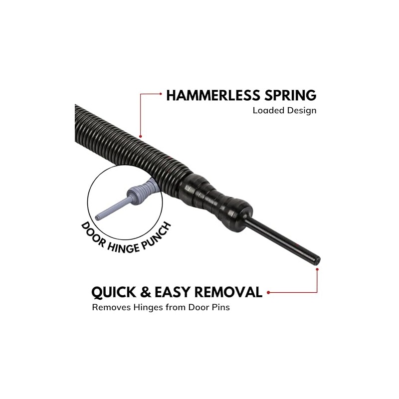 HIT Tool Door Hinge Pin Removal Tool – Spring-Driven Hinge