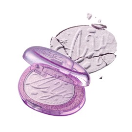 fwee Glitz Stone Highlighter | 12 Vibrant, Photogenic Shades, Long-lasting Glow, Daily Shimmer to Bold Glitter, Inspired by Birthstones – Heroine Purple | 4.6g