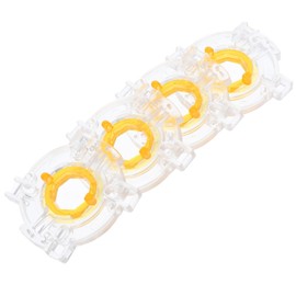 Alipis 4pcs Octagonal Joystick Restrictor Base Game Console Accessories for Joysticks Easy Installation Precision Control Compatible with Various Gaming Devices