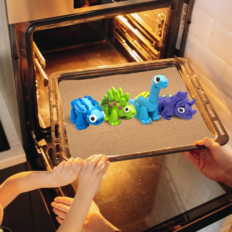 salbsever salbsever Clay Mat 5 Pack Non Skid Mat Nonstick