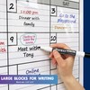 Dry Erase Monthly Extra Large White board Calendar for Wall,
