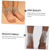 SAFIGLE Djustable Anklet Tassel for Women by Style Silver Foot