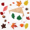 Lyqaq Autumn Stickers,200pcs Fall Glitter Craft Stickers,Maple Leaf Sticker,Various Autumn