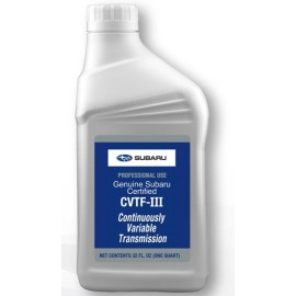 Subaru CVTF-III  Transmission Fluid  SOA427V2610 OEM AUTO 1 Quart Geunine CVT 3