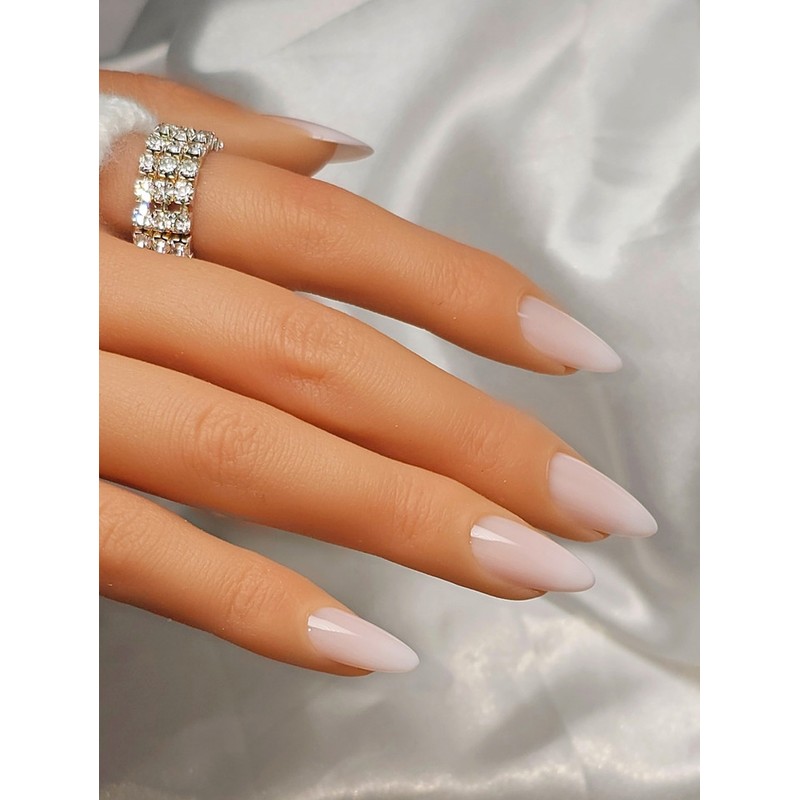 Baby Boomer [Handmade Nail Tips] Emily Nail - Long Square