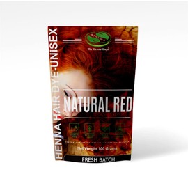 1 Pack Natural Red Henna Hair & Beard Color/Dye 100 Grams - Chemicals Free Hair Color - The Henna Guys
