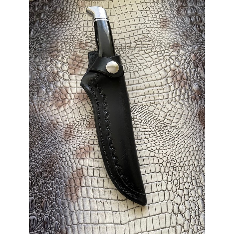 Custom Leather Right Hand Knife Sheath Fits Buck 105 or
