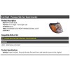 Front Right Passenger Side Turn Signal Assembly - Compatible with