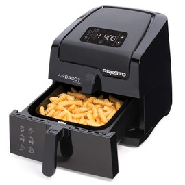 Presto 03422 Digital AirDaddy 4.2-Quart Electric Air Fryer, 4.2qt, Black