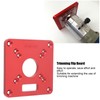 Trimming Flip Board Aluminum Alloy Router Table Plate Universal Woodworking