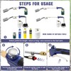 Propane Torch Weed Burner Kit,High Output 2,400,000 BTU with 12.5FT