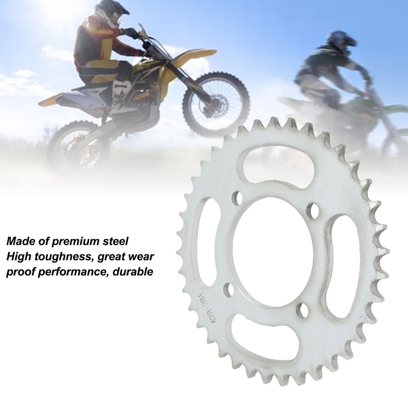 428 Chain 38 Tooth Rear Sprocket Steel Rear Drive Sprocket