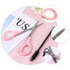 Minkissy 3sets Eyebrow Razor Eyebrow Trimmer Eyelash Scissors High Scissors