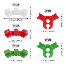 GWAWG 120PCS Plant Training Clips,Lst Clips for Low Stress Training Plant Stem Support,90 Degree Angle Plant Clips,Plant Bender, Lst Plant Training Clips for Plant Gardening Flower Vine Branches