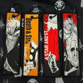 BLEACH Embroidered Anime keychains - Character Choice: Ichigo