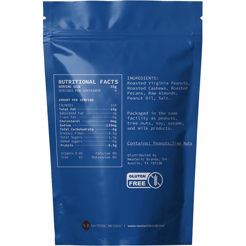 Many a Summer Mixed Nuts - Cashews, Pecans, Almonds, and