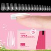 Beetles Tipex Instant Apex Nail Extension Tips Kit Almond/Coffin/Square/Oval/Stiletto/Squaoval Shape