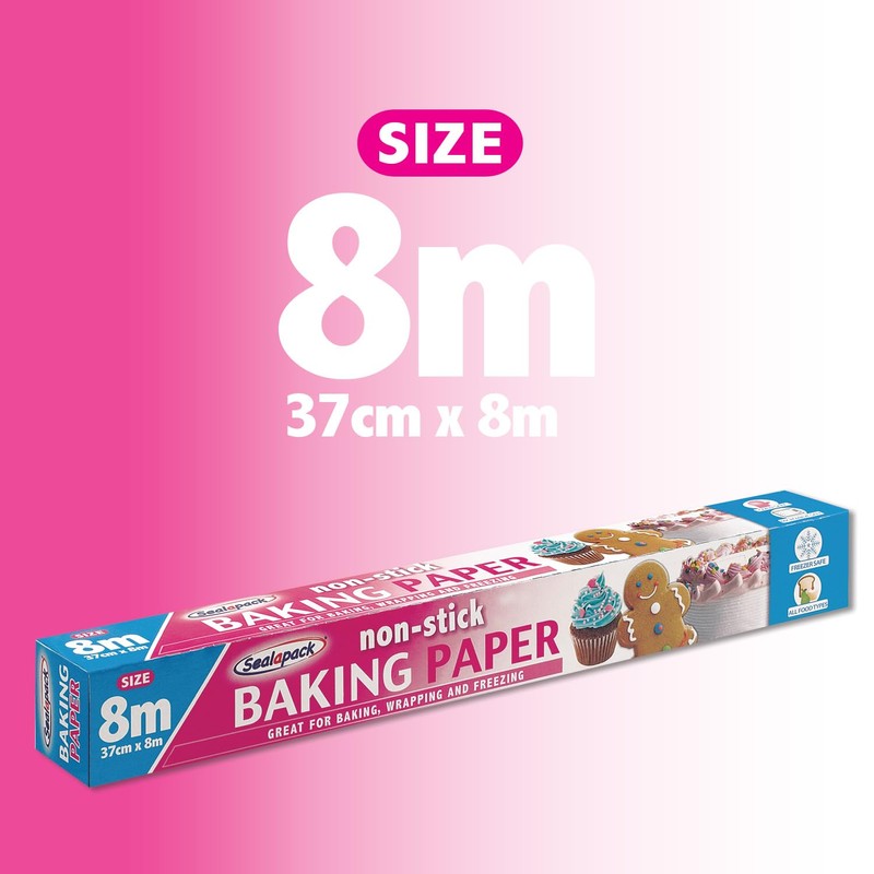 Sealapack Ready to USE Baking Paper, 37cm x 8 METRE