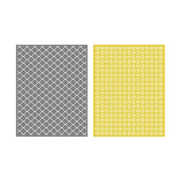 QUICKUTZ Lifestyle Crafts Chain 2-Pack Embossing Folder for Scrapbooking