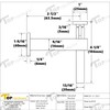 Top Hardware Stainless Steel 316 Garde Wall Mount Adjustable Handrail