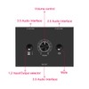 3.5mm Stereo Audio Switch 2-Way 3.5mm Switcher Manual Selector Audio