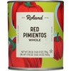 Roland Foods Whole Red Pimiento Peppers, 28 Ounce Can, Pack